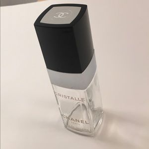Empty Chanel Cristalle Eau de Toilette Bottle